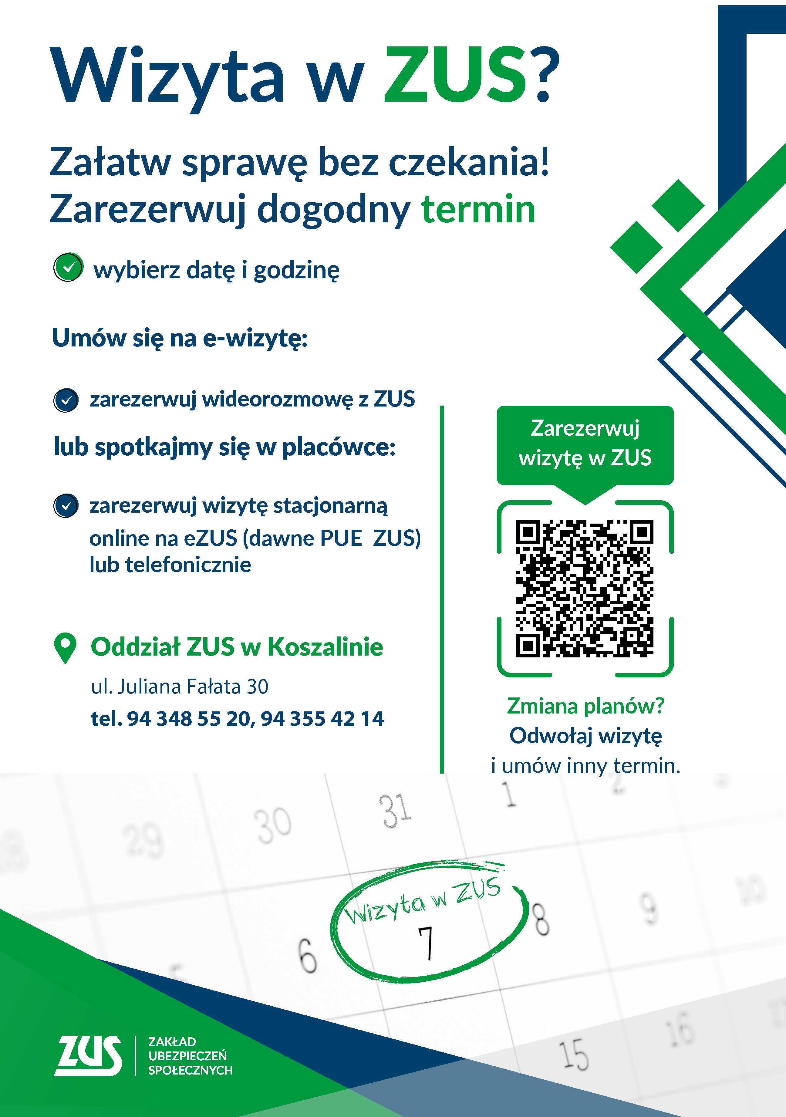 Plakat ZUS
